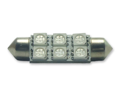 Imagem de C165 - Torpedo 39mm 6 SMD 5050 Azul