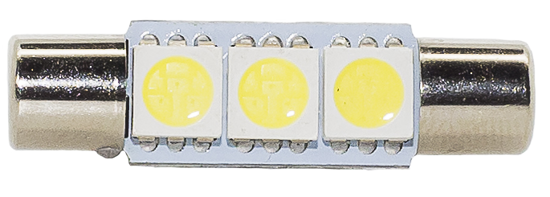 Imagem de C260 - Torpedo 29mm 3 SMD 5050 12V Branco