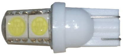 Imagem de C305 - T10 Esmagada 4 SMD 5050 Silicone Branco