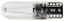 Imagem de C361 - T10 Silicone 2 Filamentos COB Azul