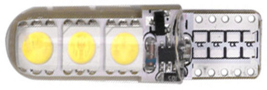 Imagem de C327 - T10 6 5050 Silicone Branco 12V