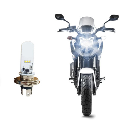 Imagem de FLH4M - Lampada LED H4 moto 3/6W Corrente Continua e Alternada 8000K