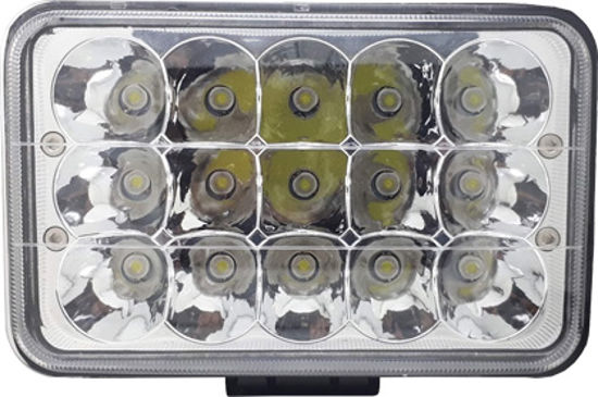 Imagem de B645CN - Farol Auxiliar Retangular 15 Leds 45W 10-30V Cinoy