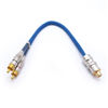 Imagem de CBY2M1FT1 - Cabo Y RCA Prime Plug Metal Azul 5mm 1 Femea e 2 Machos Svart Techone