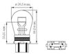 Imagem de LPW273157 - Lampada PW27 3157 27/7W 12V Convencional (2 polos)