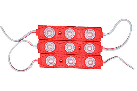 Imagem de C449-SMD - Modulo Led 3 SMD 5630 Lente Difusora Vermelho 12V IP67