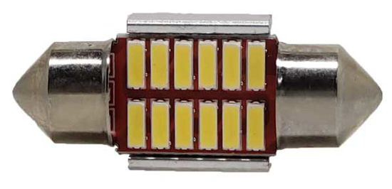 Imagem de LT31-811 - Led Torpedo 31mm 12 4014 SMD Canceller  Branco 12V