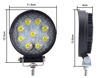 Imagem de B627 - Farol Spot OFF ROAD 9 LEDS 27W BIVOLT (diametro 11,4cm)