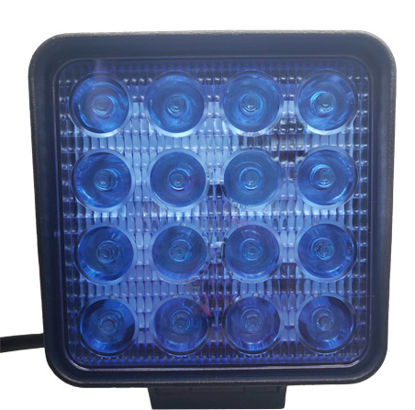 Imagem de F48W-AZ - Farol Spot Pulverização 16 Leds 48W BIVOLT Azul (10,9 x 10,9cm)