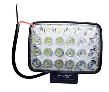 Imagem de F72W-24LED-CN - Farol Auxiliar Retangular 24 Leds 72W 12-30V 6000K (L:15,5 x A:11,75cm)