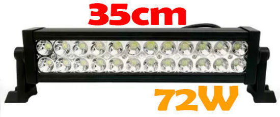 Imagem de BL72W-SMD - Barra LED SMD 72W Off Road 35cm 12-30V (L:37cm x A:8cm x P:6.5cm)