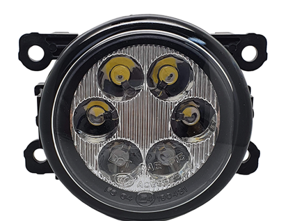 Imagem de FAU-6W  - Kit Led Farol Auxiliar Universal 6W 12V c/ Regulagem de Foco