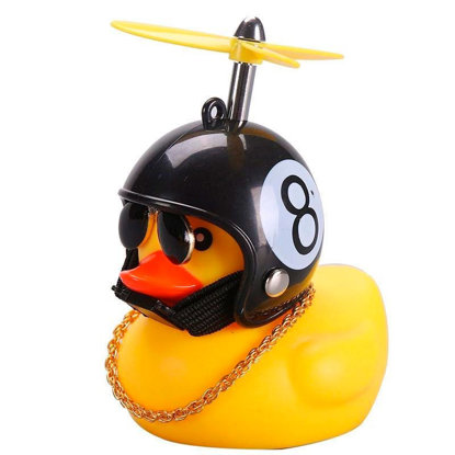 Imagem de CH5062  - Pato Decorativo c/ Óculos e Corrente (sem capacete)