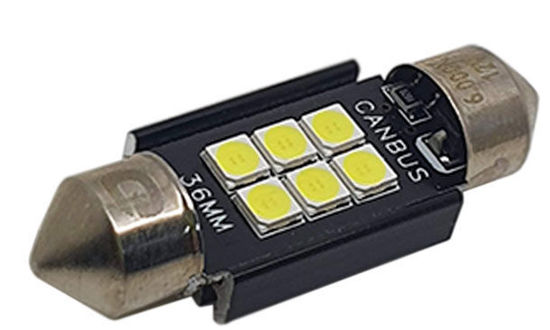 Imagem de LT36-816  -  Led Torpedo 36mm 6 3030 SMD Branco 12V