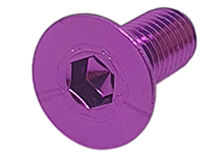 Imagem de PAN01-M8x20-RX  -  Parafuso Anodizado M8 x 20mm Allen Flat Alumínio Roxo