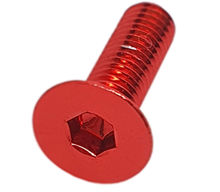 Imagem de PAN01-M6x20-VM -   Parafuso Anodizado M6 x 20mm Allen Flat Alumínio Vermelho