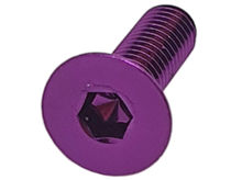 Imagem de PAN01-M6x20-RX -  Parafuso Anodizado M6 x 20mm Allen Flat Alumínio Roxo