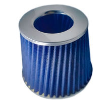 Imagem de FST3P-M01-AZ - Filtro de Ar Esportivo 3,5 + Anel de Redução 2,5" Azul 12,8cm