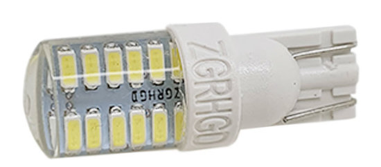 Imagem de C308 - T10 28 3014 SMD 8000K 12V Silicone Base Plastica