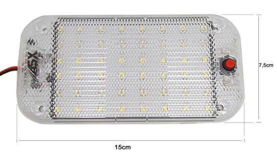 Imagem de LMLED-48SMD - Luminária Led 48 SMD Branco Bivolt