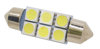 Imagem de C261 - Torpedo 36mm 6 SMD 5050 12V Branco