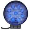 Imagem de F27W-AZ  - Farol Spot Pulverização 9 Leds 27W Bivolt Azul (diametro 11,4cm, espessura 4cm)