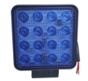 Imagem de F48W-AZ - Farol Spot Pulverização 16 Leds 48W BIVOLT Azul (10,9 x 10,9cm)