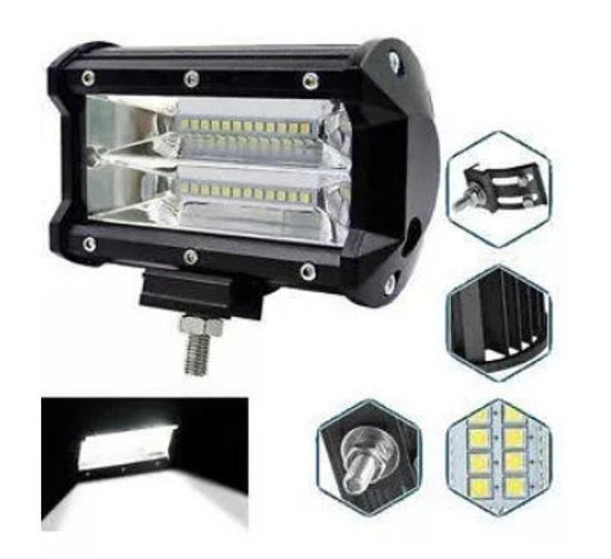 Imagem de FA72W-STD  - Farol Auxiliar 24 SMD 72W 6500K Standard Bivolt (L:13,5cm x A:8cm)