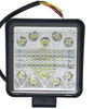 Imagem de FAQ-102W -  Farol Auxiliar Quadrado 30 SMD 102W 6500K Estrobo Bivolt (medida 10,5 x 10,5cm)