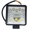 Imagem de FAQ-102W -  Farol Auxiliar Quadrado 30 SMD 102W 6500K Estrobo Bivolt (medida 10,5 x 10,5cm)