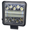 Imagem de FAQ-102W -  Farol Auxiliar Quadrado 30 SMD 102W 6500K Estrobo Bivolt (medida 10,5 x 10,5cm)