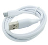 Imagem de CB-USB-BR-836 - Cabo USB Branco Corrente 3.1A 1m de Comprimento