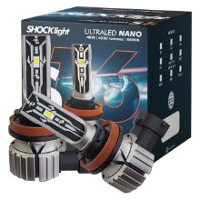 Imagem de SLNANOS16-H11 - Super Led Nano S16 H11 6000K 12V 40W 4200 Lumens Shocklight (serve também H8/H9/H16-2)