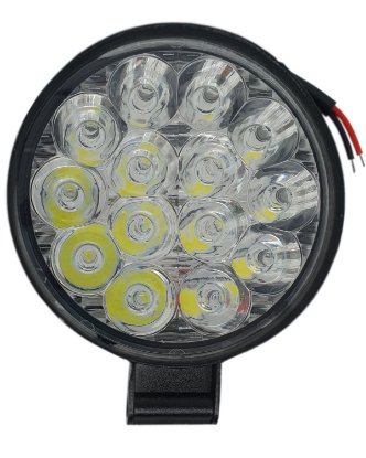 Imagem de FAM42W-SMD  -Farol Auxiliar Mini 42W 14SMD 6000K 2520 Lumens IP67 Bivolt Redondo Vclear  (diâmetro 8cm) 