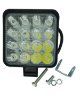 Imagem de FAM48W-SMD  - Farol Auxiliar Mini 48W 16SMD 6000K 2880 Lumens IP67 Bivolt Quadrado Vclear   (medida 9,5 x 9,5cm)