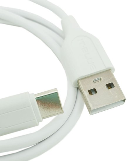 Imagem de CB-TIPOC-BR-836   -   Cabo USB Tipo C 3.1A 1 Metro Comprimento Branco