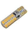 Imagem de T324-AM   -   Led T10 28 3014 SMD Silicone Ambar 24V