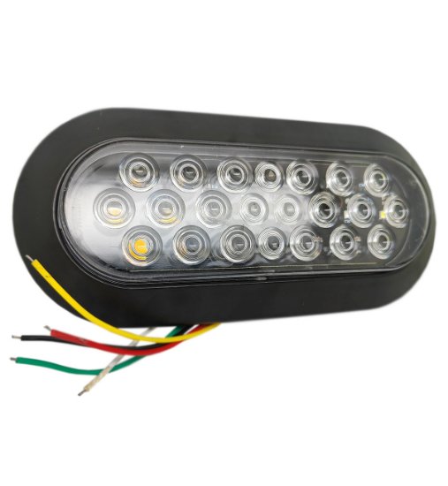 Imagem de LTU-12V-ASX  - Lanterna Led 12V freio/meia luz/seta/ré Carretinha/Reboque Multifunção (19,5 x 9cm) 
