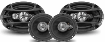 Imagem de KAF01-AJ - Kit Alto Falante (PAR 6x9" Quadriaxial + PAR 6" Triaxial) 230 RMS Total AudioInjet