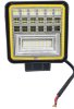 Imagem de FAQ-126W-MR  - Farol Auxiliar Quadrado 42 SMD 126W 6000K c/ Angel Eyes Estrobo Bivolt Modelo Reforçado(medida 10,5 x 10,5 x 4,5)