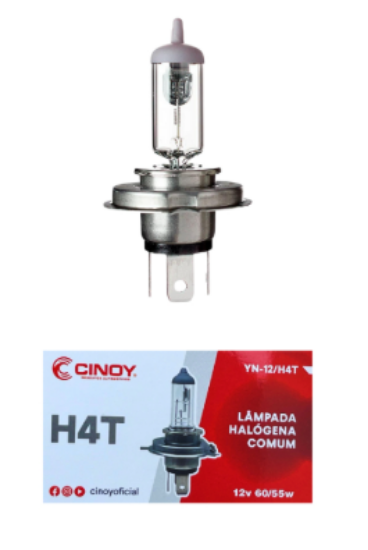 Imagem de LHAH4-CN - Lâmpada Convencional H4 55W 12V Cinoy