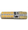 Imagem de C324-AM - T10 Esmagada 24 3014 Silicone Ambar 12V   