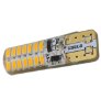 Imagem de C324-AM - T10 Esmagada 24 3014 Silicone Ambar 12V   