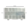 Imagem de OLED-CO09  -  Organizador de Led 12 Compartimentos (C:29,5cm x L:16cm x A:4cm)