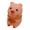 Imagem de CH5084 - Porco Decorativo Rosa c/ Óculos e Corrente (sem capacete)