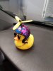 Imagem de CH5062  - Pato Decorativo c/ Óculos e Corrente (sem capacete)