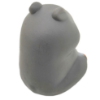 Imagem de CH5083 - Hamster Decorativo Cinza c/ Óculos e Corrente Amarelo (sem capacete)