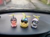 Imagem de CH5083 - Hamster Decorativo Cinza c/ Óculos e Corrente Amarelo (sem capacete)