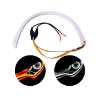 Imagem de DRLX03 - Barra Led Flexivel 60cm Branco c/ Ambar