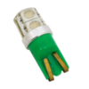 Imagem de LT10-840-VD - Led T10 4 5050 SMD 12V Silicone Verde (terminal reforçado)